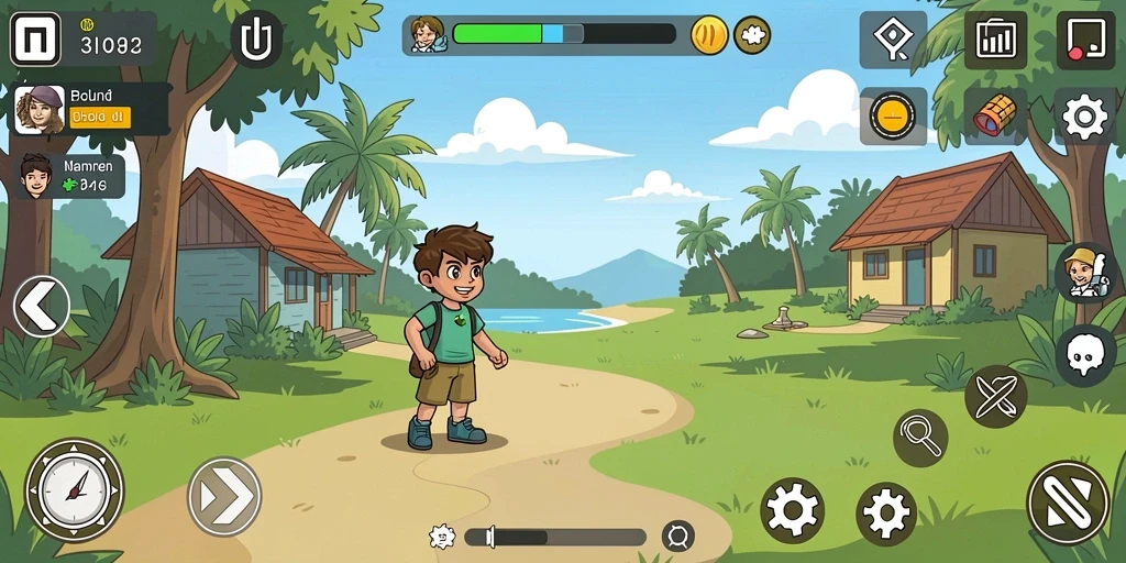 alisanrp - Tangkapan layar menampilkan aksi seru di dalam game.