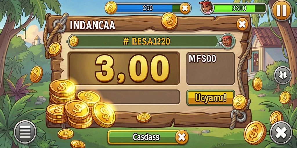 bobatoto - Latar belakang game yang penuh warna dan menarik.